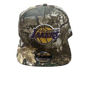 Los Angeles Lakers 9Fifty Camo A-Frame New Era Snapback Hat RealTree BRAND NEW